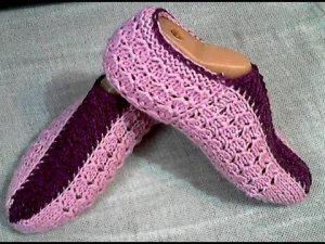 Следки без шва на двух спицах