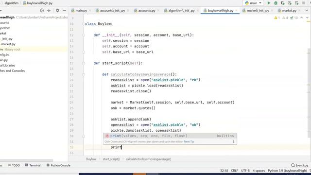 Algorithmic Trading Software Series: How To Build A Python app using Etrade Developer API Video 2 смотреть онлайн