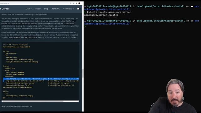 Installing Harbor on Kubernetes with Project Contour and Cert Manager with Paul Czarkowski смотреть онлайн