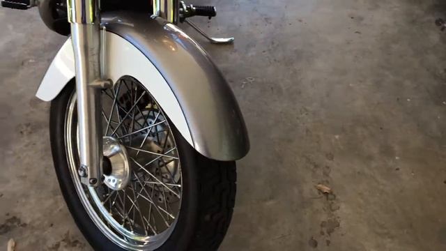 2001 Honda Shadow ACE VT750 Stock exhaust with clogged jet. смотреть онлайн