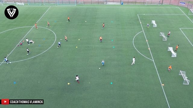 Passing Game + 3V2  | Soccer Drills - Football Exercises | U13 - U14 - U15 - U16