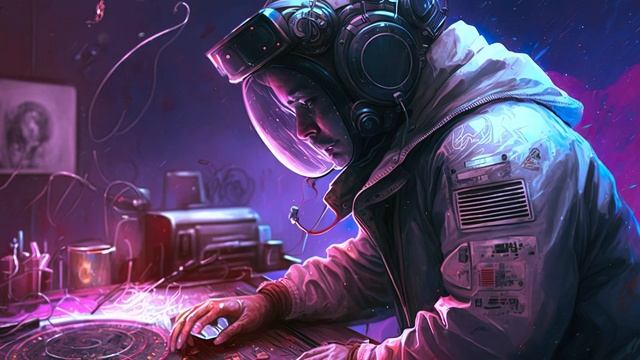 Escape to the Cyberworld - Lofi Beats for a High-Tech Getaway смотреть онлайн