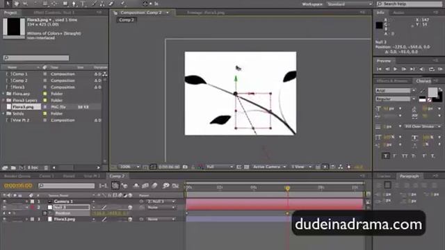Camera pan and zoom with Null object: After Effects Tutorial смотреть онлайн