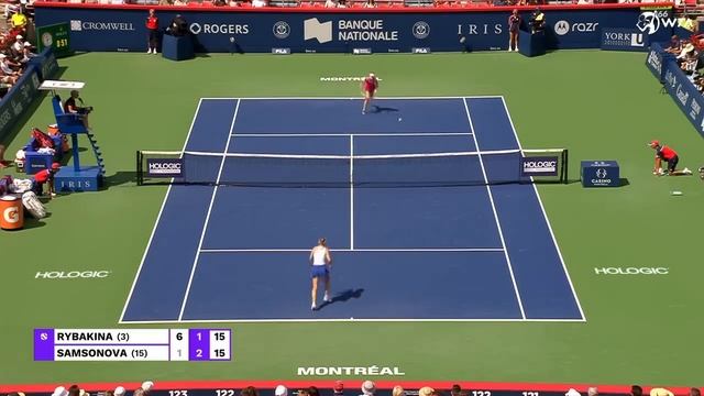 Elena Rybakina Vs. Liudmila Samsonova | 2023 Montreal Semifinals | WTA Match Highlights