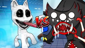 БЕЛЫЙ МУЛЬТЯШНЫЙ КОТ против КИЛЛИ ВИЛЛИ в майнкрафт! Битва WHITE CARTOON CAT VS KILLY WILLY