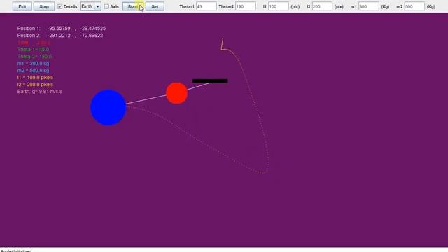 Double Pendulum Java Simulation Project - Lebanese University смотреть онлайн