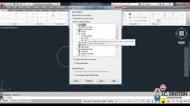 AUTOCAD 2D: Sesión 21 Comandos Purge смотреть онлайн