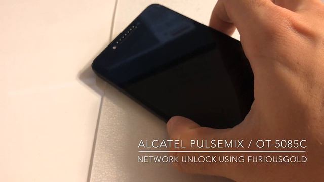 ALCATEL PULSEMIX / OT-5085C NETWORK UNLOCK USING FURIOUSGOLD смотреть онлайн
