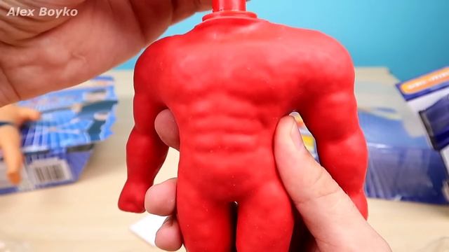 Мучаю игрушку антистресс Стретч Армстронг! Что если бросить его с высоты 100 метров? alex boyko смотреть онлайн