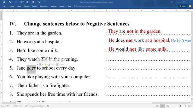 Present Simple Part IV Exercise смотреть онлайн