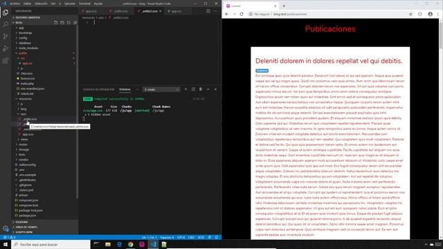 63. Introduccion a Laravel - Laravel Mix: Trabajando con SCSS (Estilos) смотреть онлайн