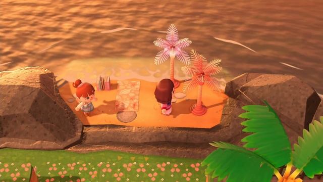 CUTE PINK TROPICAL Fairycore Cottagecore Island Tour - Animal Crossing New Horizons смотреть онлайн