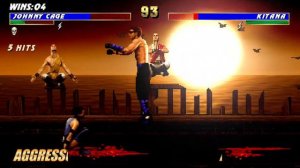 Mortal Kombat Trilogy Edition (Johnny Cage playthrough)