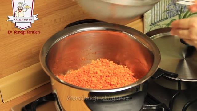Mercimek Çorbası Tarifi - Süzme Gibi Sebzeli Lokanta Usulü Kırmızı Mercimek