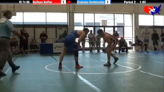 Nathan Hoffer vs. Vladyslav Dombrovskiy at 2013 Las Vegas/ASICS U.S. Open смотреть онлайн