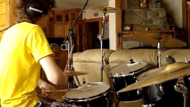 Metallica-Enter Sandman drum cover смотреть онлайн