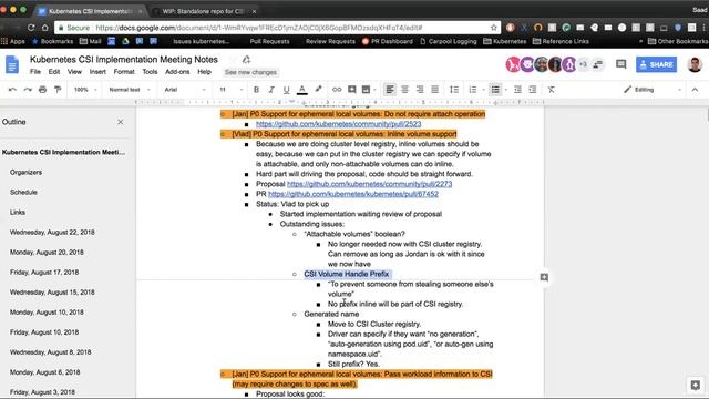 Kubernetes SIG Storage - CSI Implementation Workgroup 20180822 смотреть онлайн