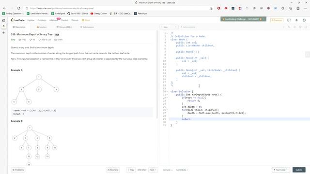 UNLISTED | LeetCode 559 | Java смотреть онлайн