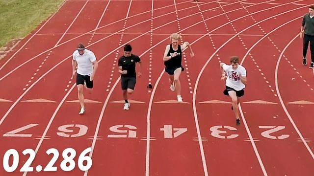 100 Meter Dash vs. Subscribers, Winner Gets $100 Cash!! смотреть онлайн
