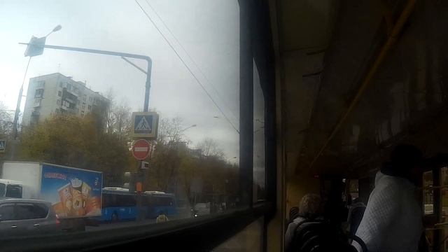 Москва, трамвай 1 - 71-619А 4134 | 2019.10.02 смотреть онлайн