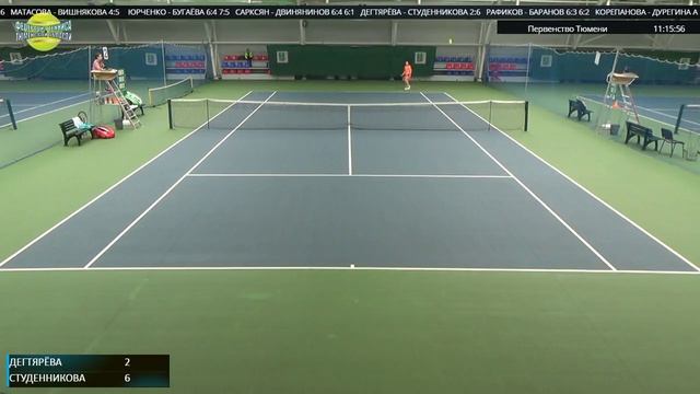 Дегтярева - Студенникова. Первенство Тюмени смотреть онлайн