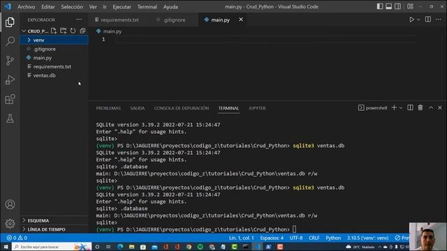 Como realizar un CRUD en Python utilizando el ORM Alchemy смотреть онлайн