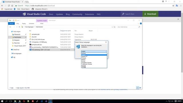 Visual Studio Code Kurulumu смотреть онлайн