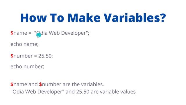 PHP Tutorial For Beginners In Odia | PART-10 | MAKE PHP VARIABLE | смотреть онлайн