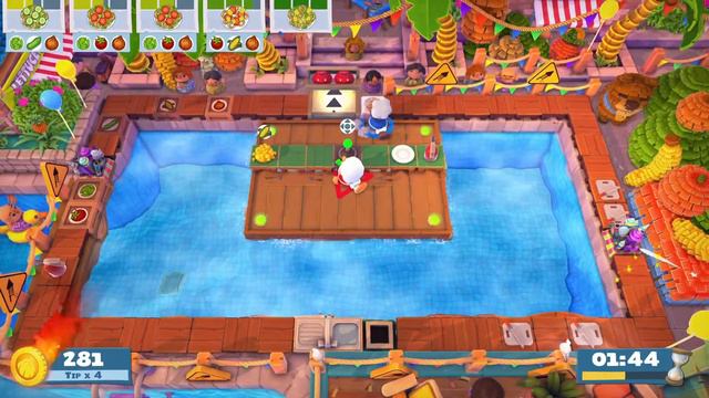 Overcooked! All You Can Eat Suns Out Buns Out 1-3 4 Stars