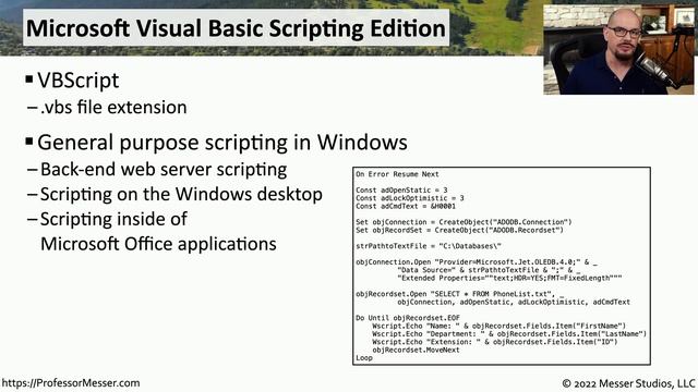 Scripting Languages - CompTIA A+ 220-1102 - 4.8 смотреть онлайн