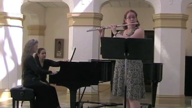 Fantaisie Melancolique by Mathieu-Andre Reichert - performed by Kristen Stoner, flute - Part 1/2 смотреть онлайн