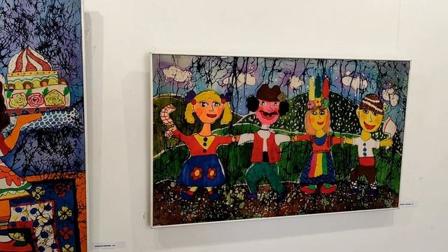 Детская батик школа. Children's Batik School. Bulgaria.