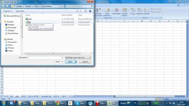 Import Text File into Excel смотреть онлайн