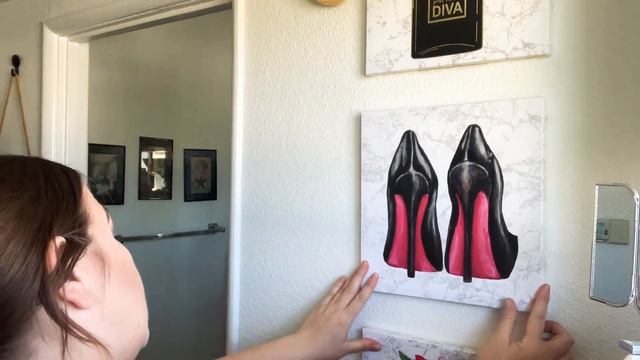 Зачем я купила это?🤷🏻♀️Наконец-то повесила картину🤩 смотреть онлайн