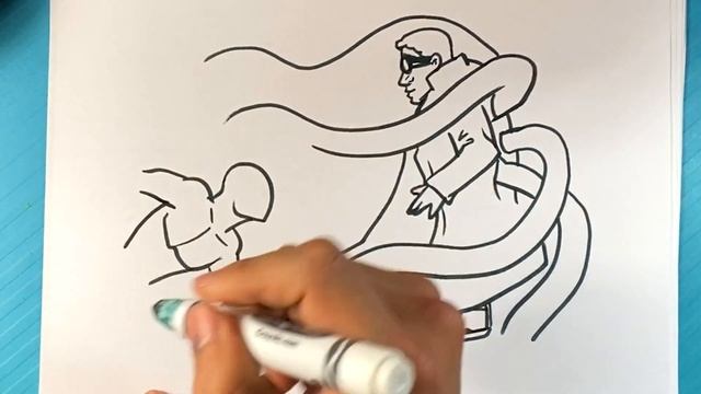 How to Draw Iron Spider vs Doc Ock - Spiderman No Way Home смотреть онлайн