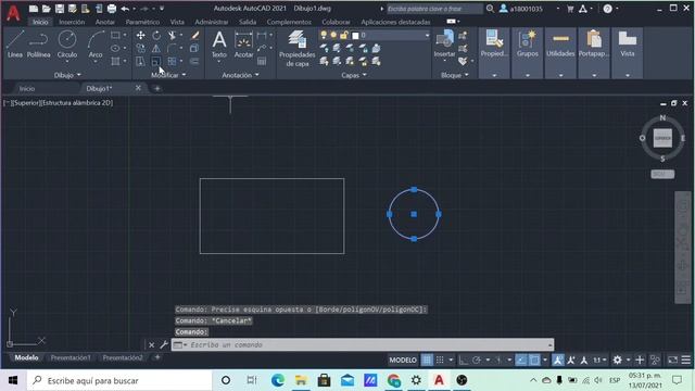¿Cómo utilizar la función Desplazar? / Autocad 2021 Fácil✅ смотреть онлайн