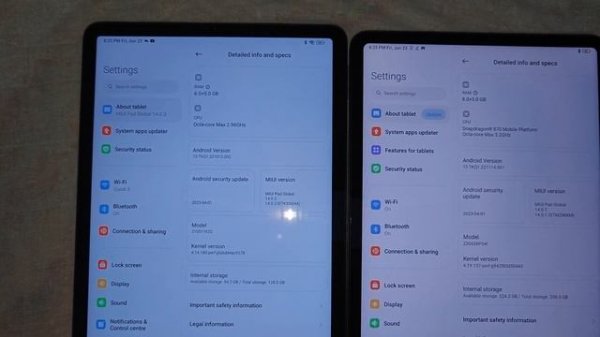 Xiaomi Pad 5 vs 6 Features Comparison: At a glance