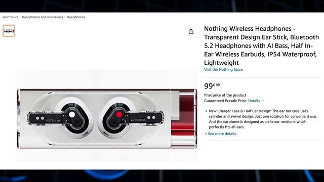 Nothing's New Audio Product - The Nothing Ear(1) Stick And Nothing Ear (2)