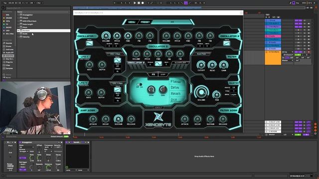 Random Arpeggiated Sound on XENOBYTE (hitech/darkpsy) BY ALIEN CHAOS Psytrance смотреть онлайн
