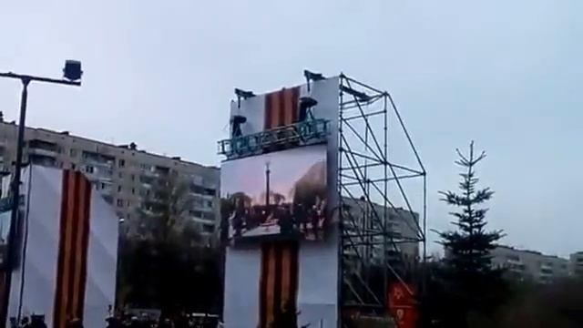 Зажжение вечного огня в Колпино [360], Полтавченко в теме) 07 мая 2015 смотреть онлайн