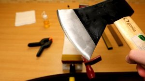 Заточка топора на точилке "ЖУК".