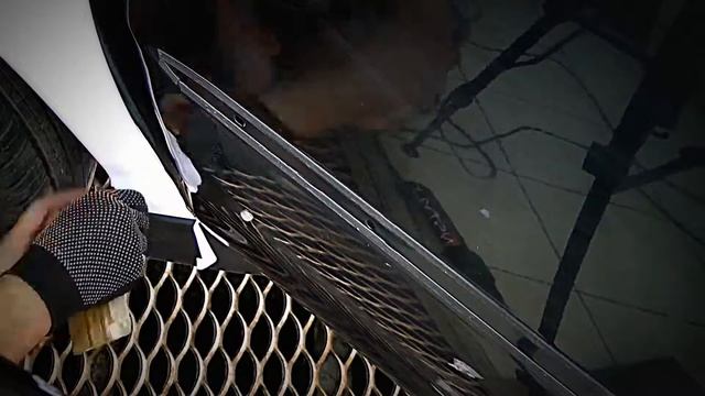 Белый матовый автовинил KPMF на RX 300 крыло Wrapping смотреть онлайн