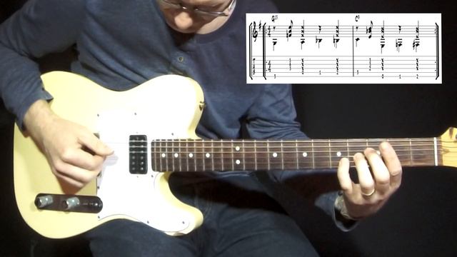 Walking bass with chords, part 1 - ...a starter - Jazz guitar lesson смотреть онлайн