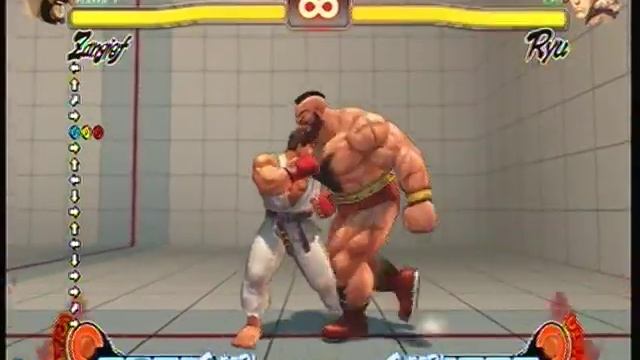 Street Fighter 4 Zangief - Ultra Ultimate Atomic Buster смотреть онлайн