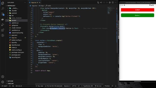 React Native Tutorial for Beginners | Button Components | # 5 смотреть онлайн