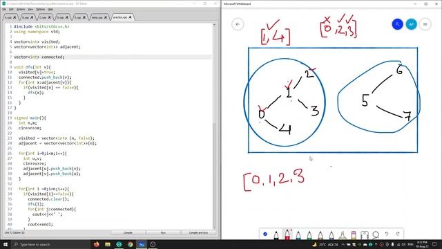 Graph Algorithm | Connected Component | Depth First Search смотреть онлайн