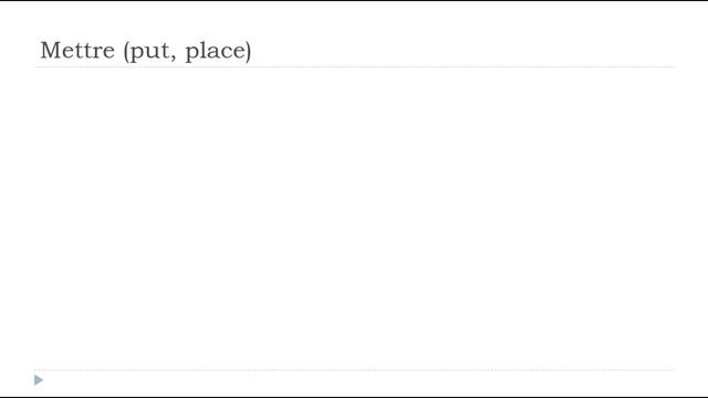 10 French verbs conjugated at the Present tense #2 смотреть онлайн