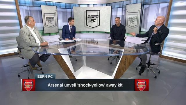 ESPN FC react to Arsenal's 'shock-yellow' away kit unveil ? смотреть онлайн