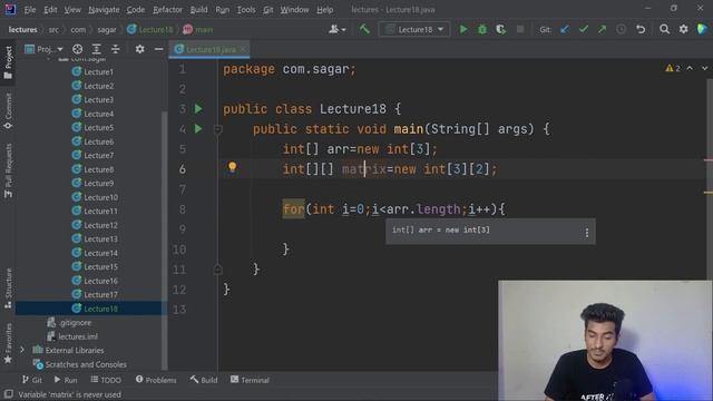 Multi-Dimensional Arrays in JAVA | JAVA + DSA COMPLETE COURSE смотреть онлайн
