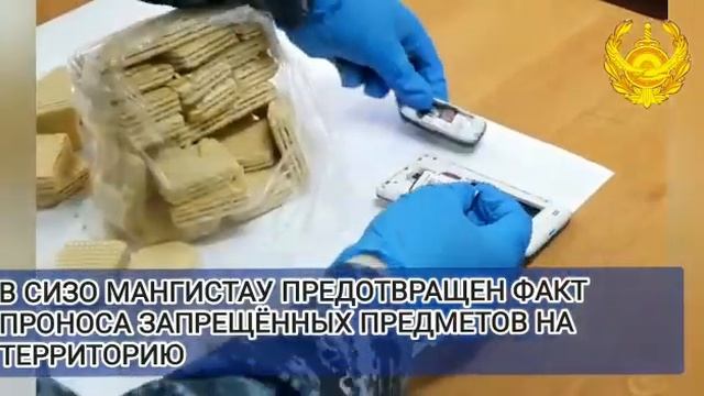 Телефоны в вафлях пытались передать в СИЗО Мангистау смотреть онлайн